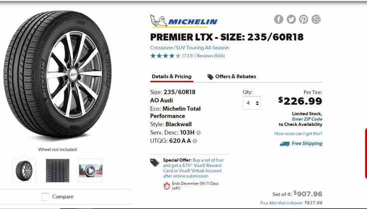 Michelin Premier LTX