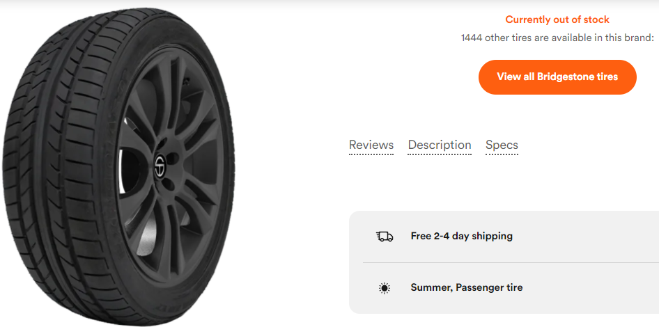 Bridgestone Expedia S-01