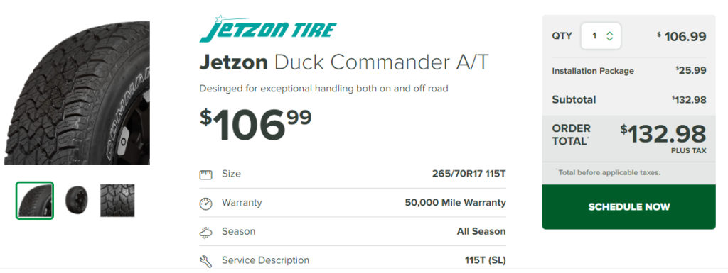 Is Duck Commander A/T Good for Off-Roads?