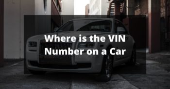Where is the VIN Number on a Car