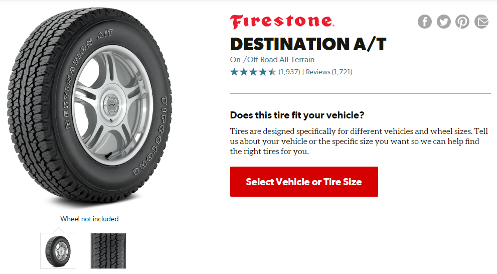 Firestone Destination A/T Review