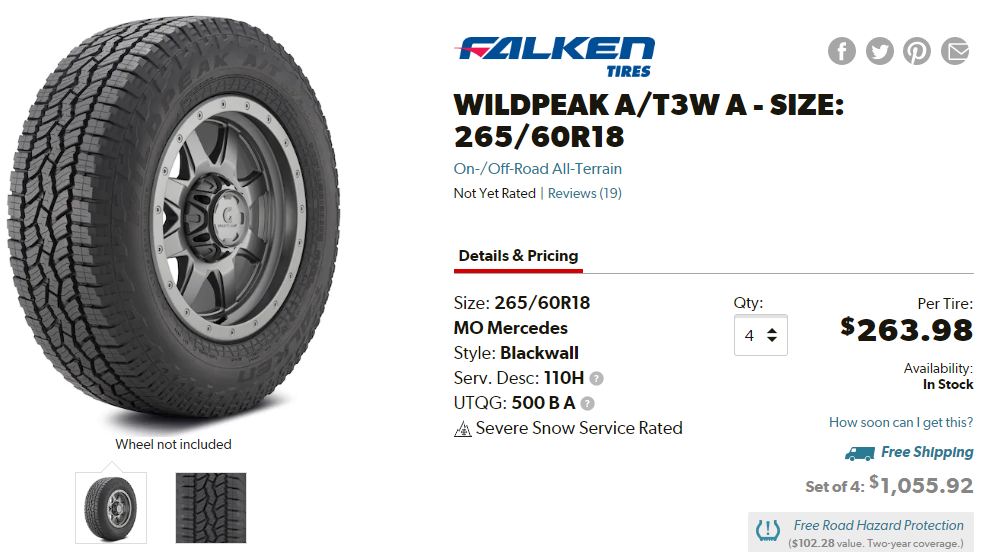 Falken WIldpeak AT3W