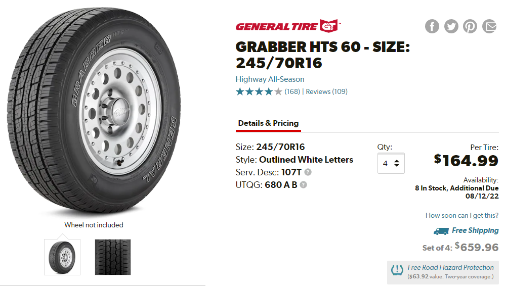 General Grabber HTS60
