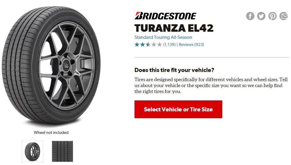 Bridgestone Turanza EL42 Review