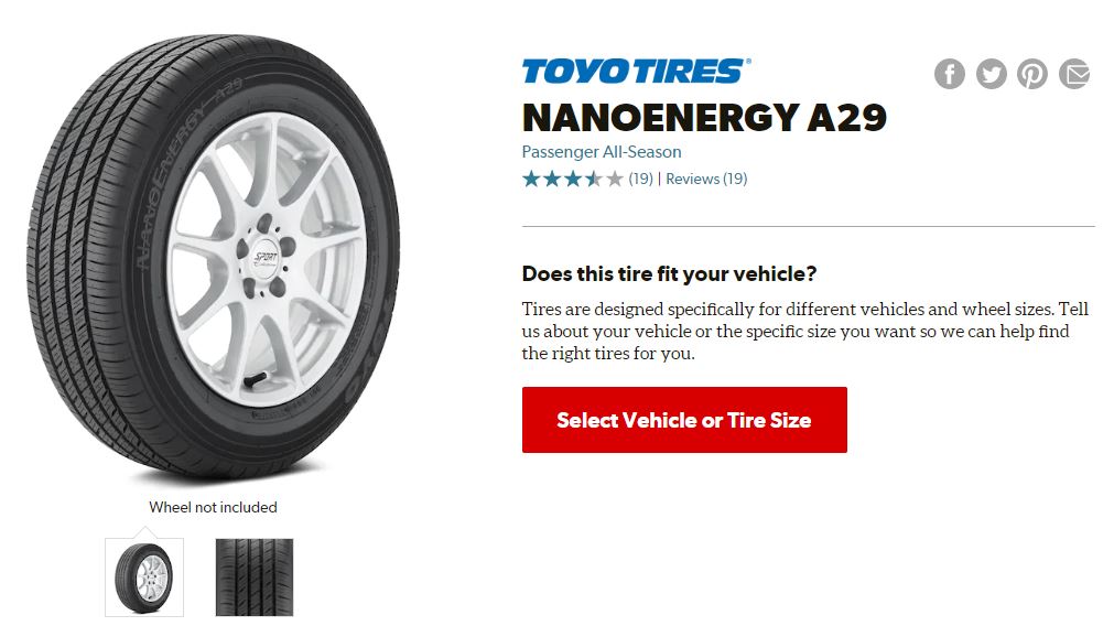 Toyo NanoEnergy A29 Review